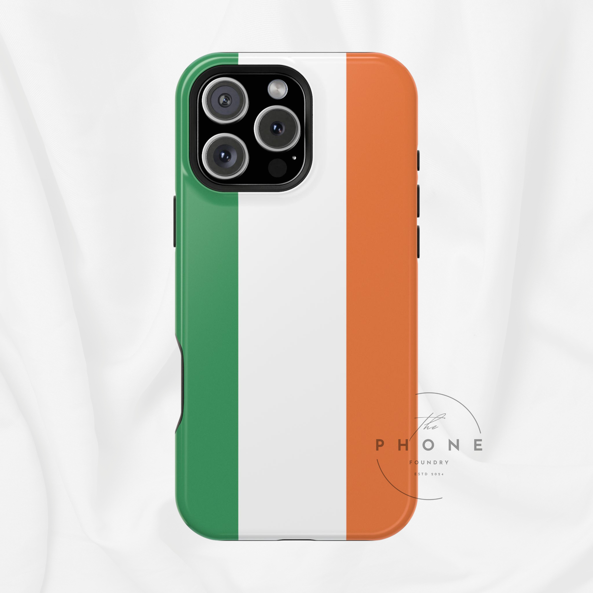Ireland Flag Magnetic Phone Case, St. Patrick Design Phone Cover Compatible with iPhone 17, 16, 15, 14, 13