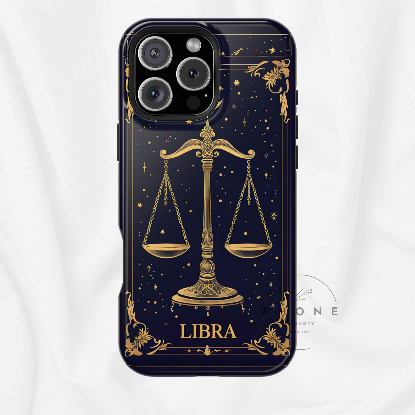 Libra Zodiac Magnetic Phone Case Astrology Gift for Her, Celestial Star Sign Cover, Birthday Gift, Compatible with iPhone 17, 16, 15, 14, 13
