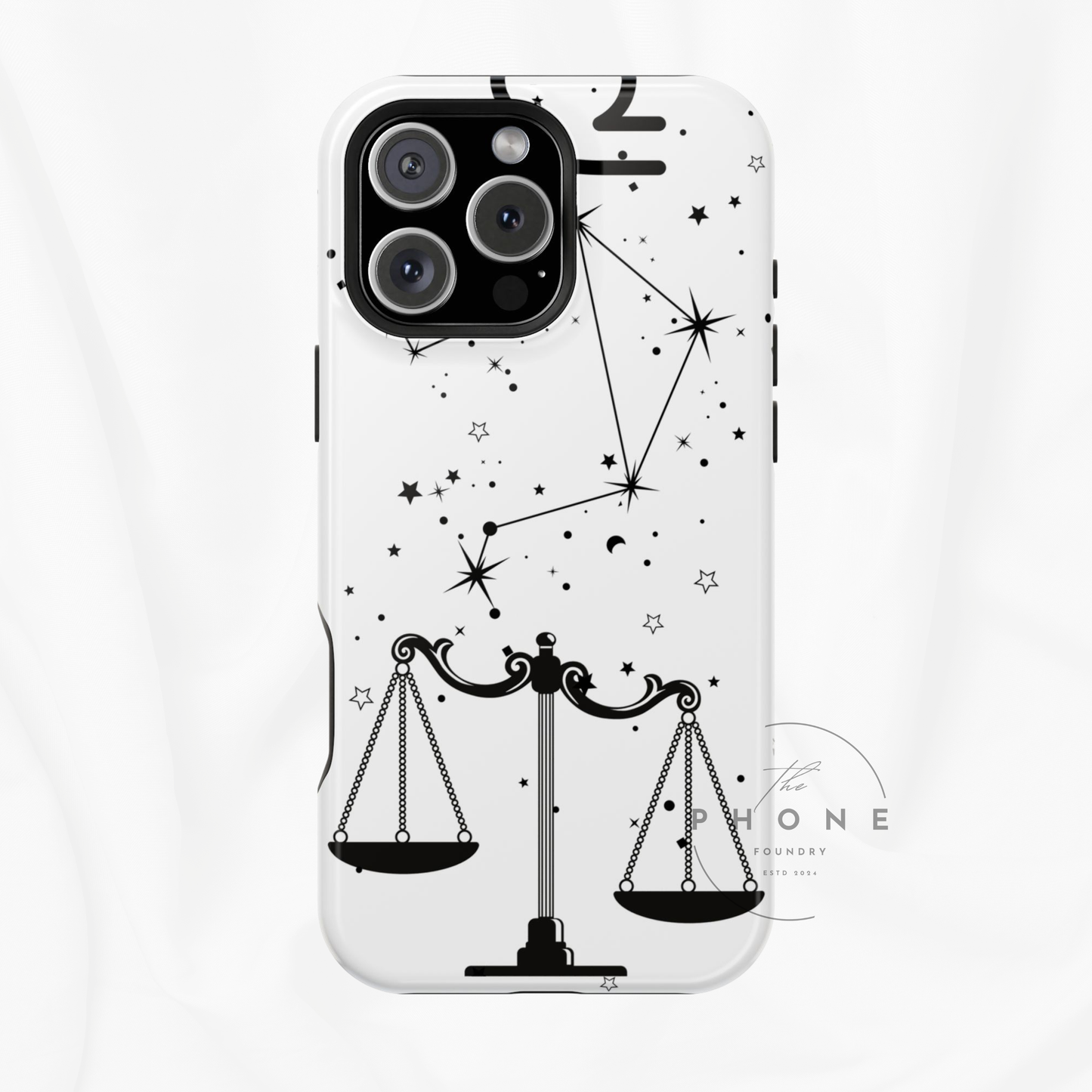 Libra Zodiac Magnetic Phone Case Astrology Gift for Her, Celestial Star Sign Cover, Birthday Gift, Compatible with iPhone 17, 16, 15, 14, 13
