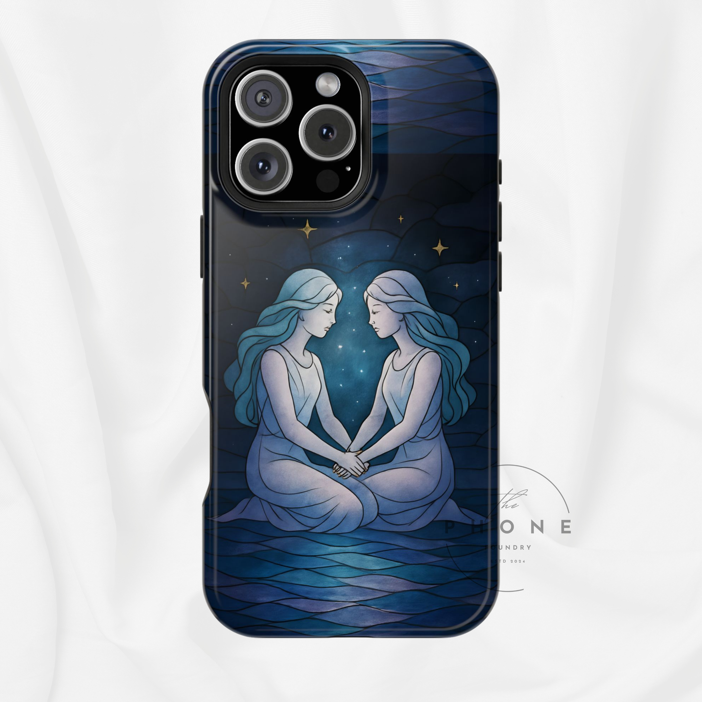 Gemini Zodiac Magnetic Phone Case, Astrology Gift for Her, Celestial Star Sign, Birthday Gift, Compatible with iPhone 17, 16, 15, 14, 13