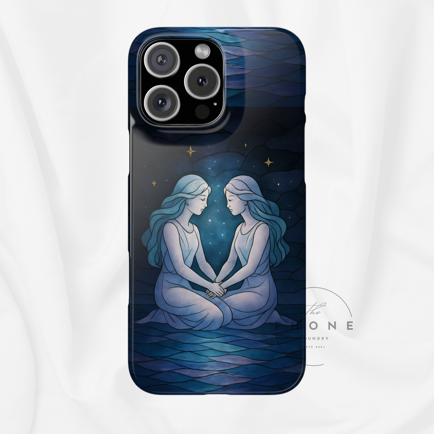 Gemini Zodiac Slim Phone Case, Astrology Gift for Her, Celestial Star Sign, Birthday Gift, Compatible with iPhone 17, 16, 15, 14, 13