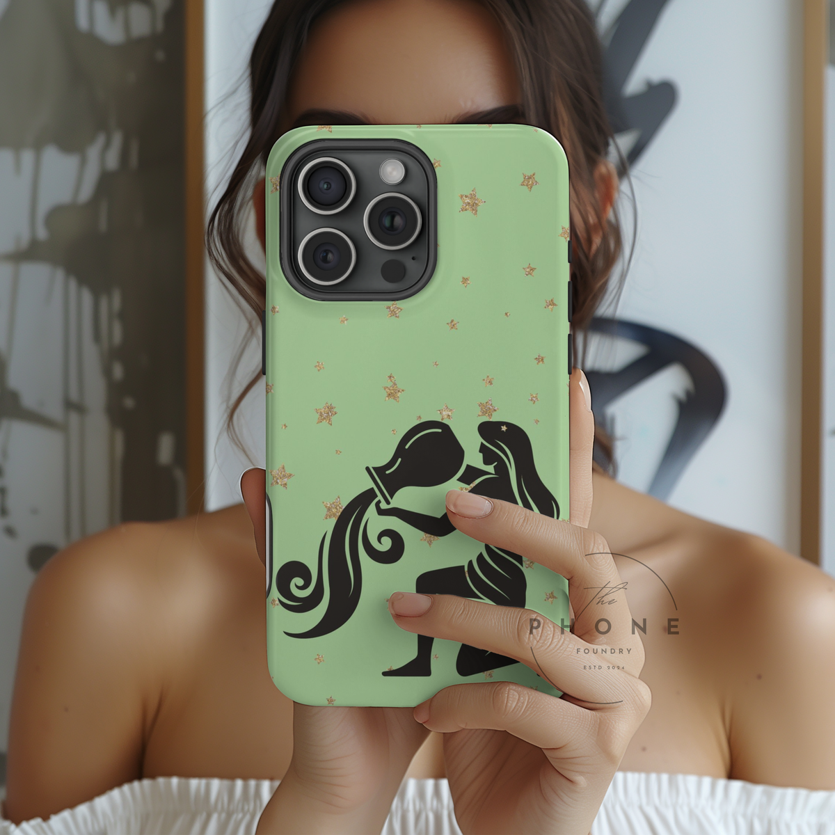 Virgo Zodiac Magnetic Phone Case, Astrology Gift for Her, Celestial Star Sign, Birthday Gift, Compatible with iPhone 17, 16, 15, 14, 13