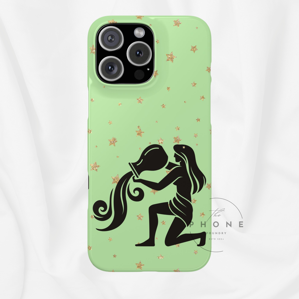Virgo Zodiac Slim Phone Case, Astrology Gift for Her, Celestial Star Sign, Birthday Gift, Compatible with iPhone 17, 16, 15, 14, 13