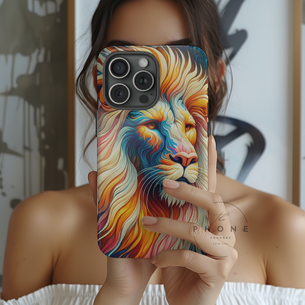 Leo Zodiac Slim Phone Case, Astrology Gift for Her, Celestial Star Sign Cover, Compatible with iPhone 17 16 15 14 13 12 11