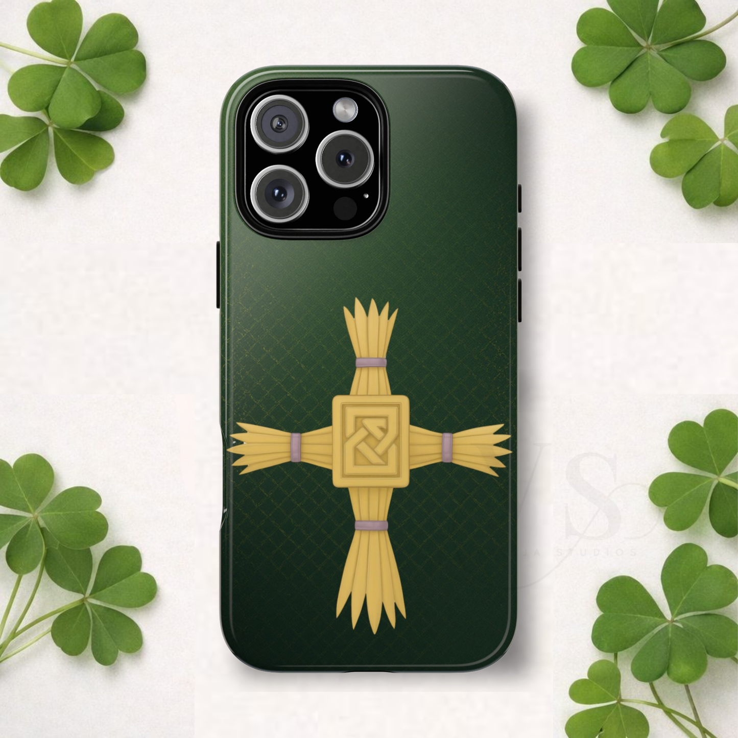 Brigid’s Cross Tough Phone Case Irish Celtic Protection Symbol St Brigid Sacred Woven Cross iPhone 15 14 13 12 11 Pro Max Galaxy Google Pixel