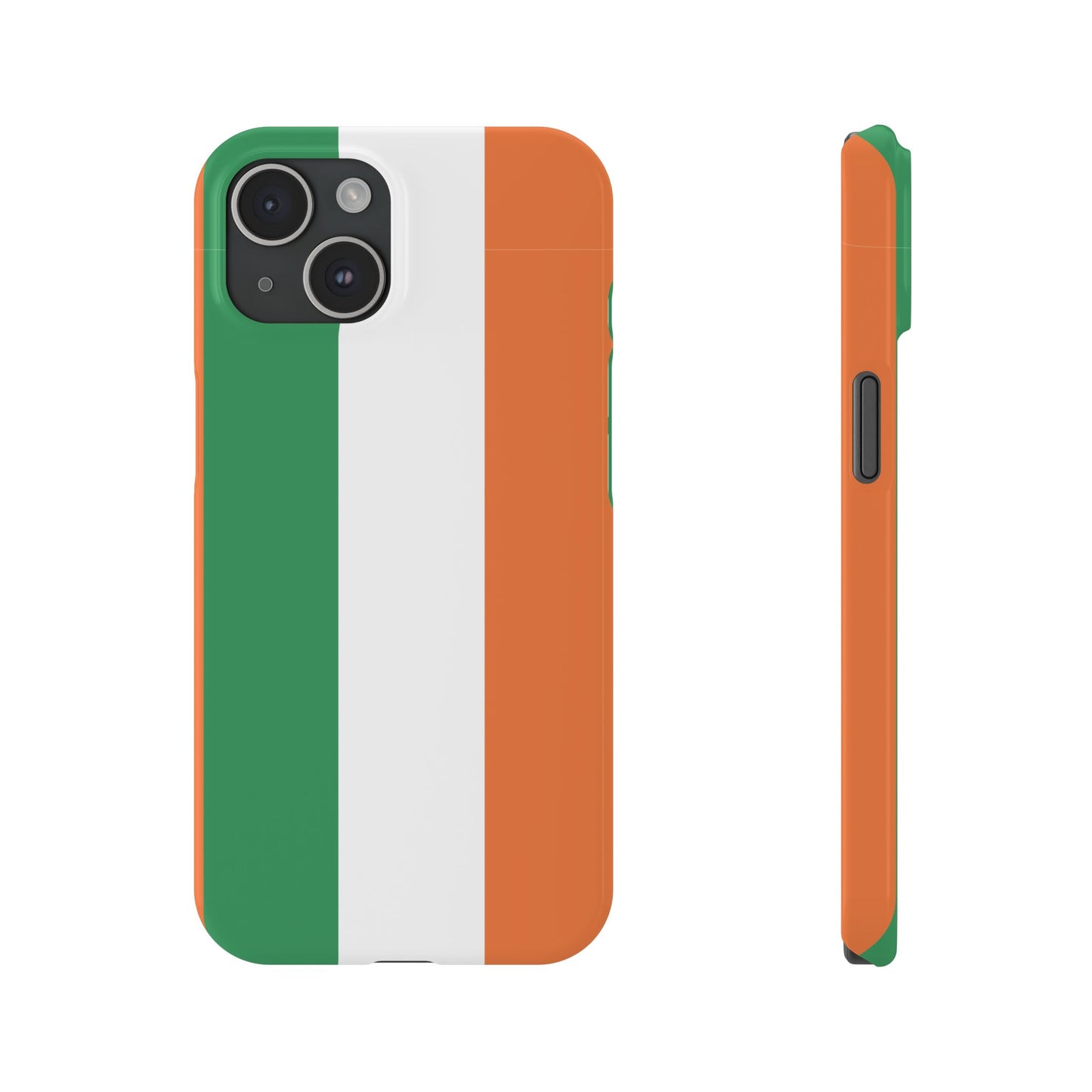 Ireland Flag Slim Phone Case, St. Patrick Design Phone Cover, Compatible with iPhone 17, 16, 15, 14, 13, 12, 11