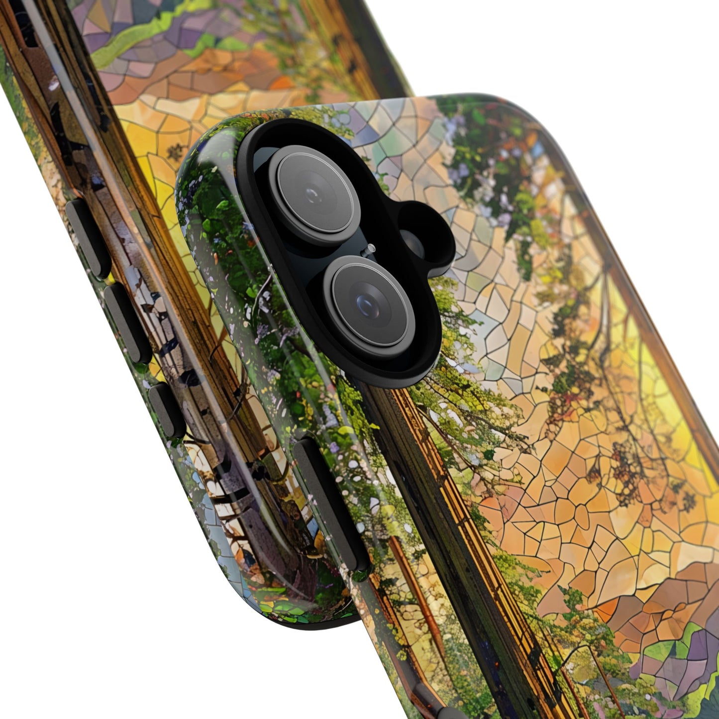 Redwood National Park Northern California Phone Case, Mosaic Phone Case, Mountain Nature Art, National Park Gift, Scenic Forest Phone Cover