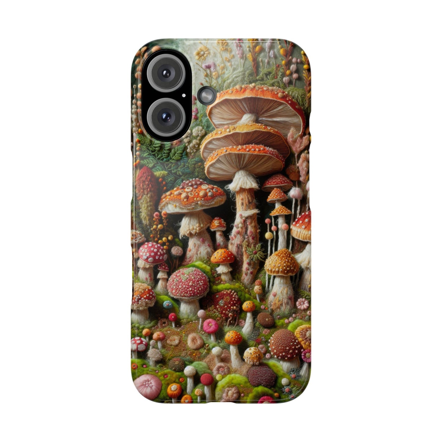Whimsical Mushroom Slim Phone Cases - Fun, Nature-Inspired, Unique Accessories for Adorable Gift Ideas, Cute Phone Protection, [...]