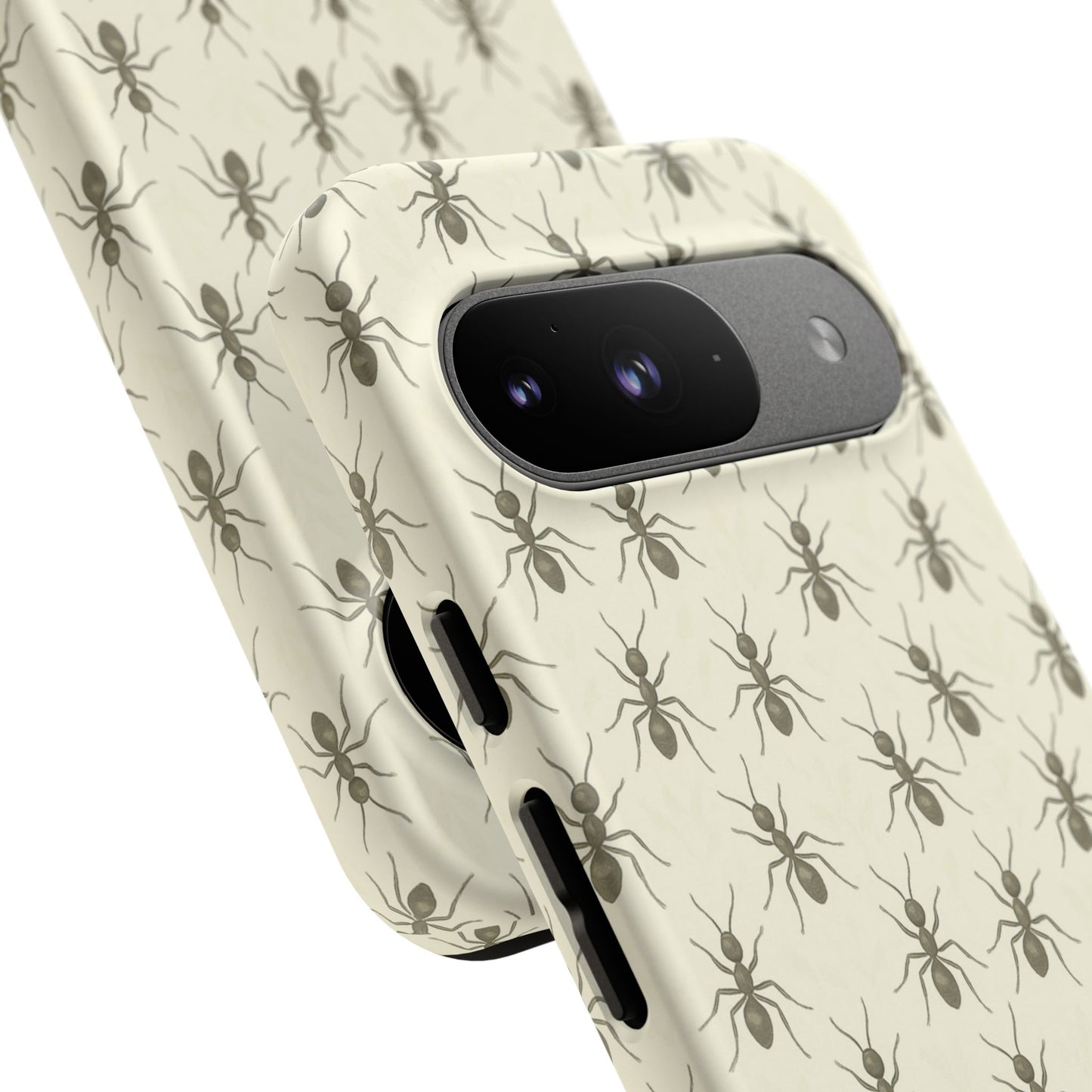 Marching Ant Pattern Tough Phone Case - Realistic Insect Art, Minimalist Nature Aesthetic, Compatible with iPhone, Galaxy, and Google Phones