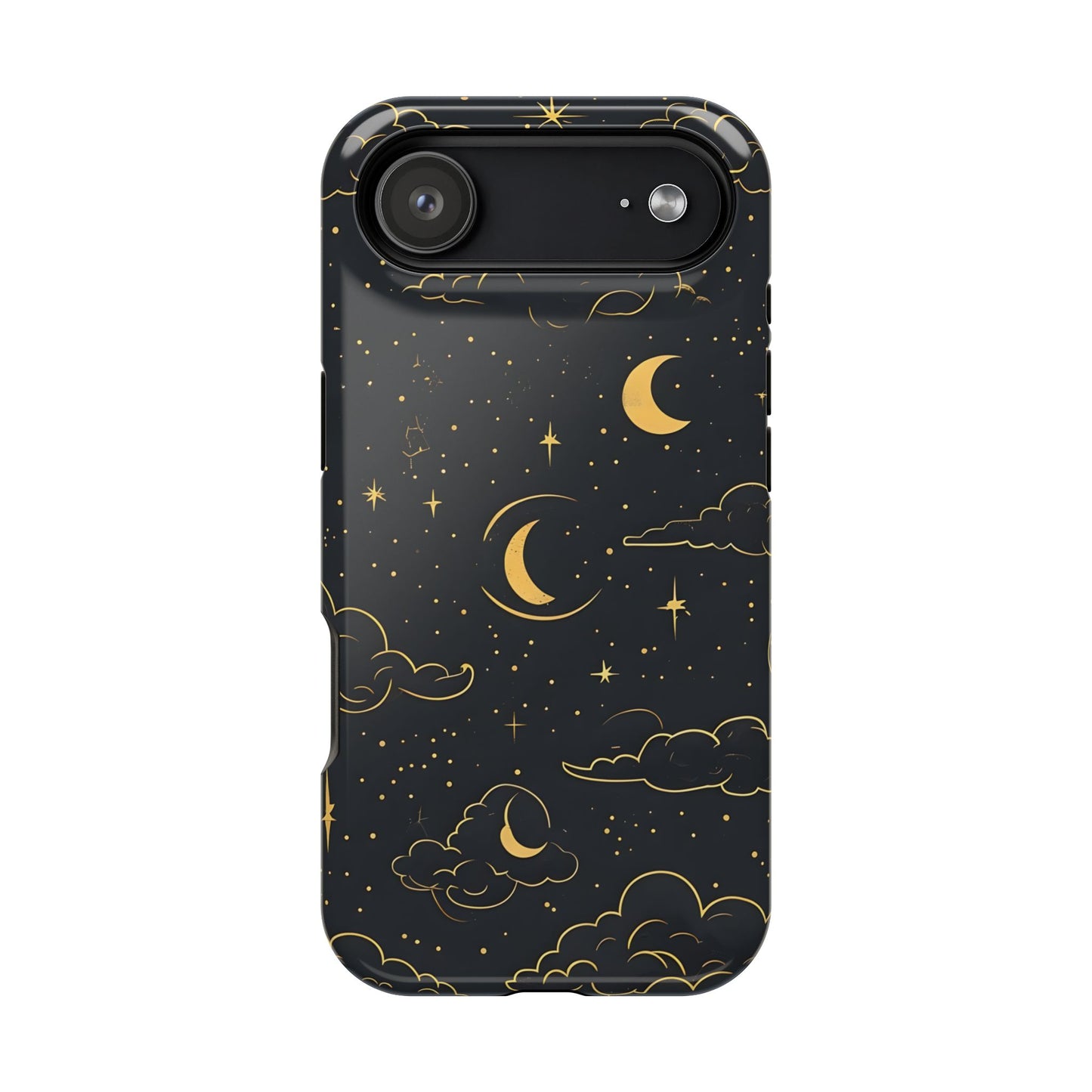 Celestial Magnetic Phone Case, Starry Night Design, Compatible with iPhone 17, 16, 15, 14, 13