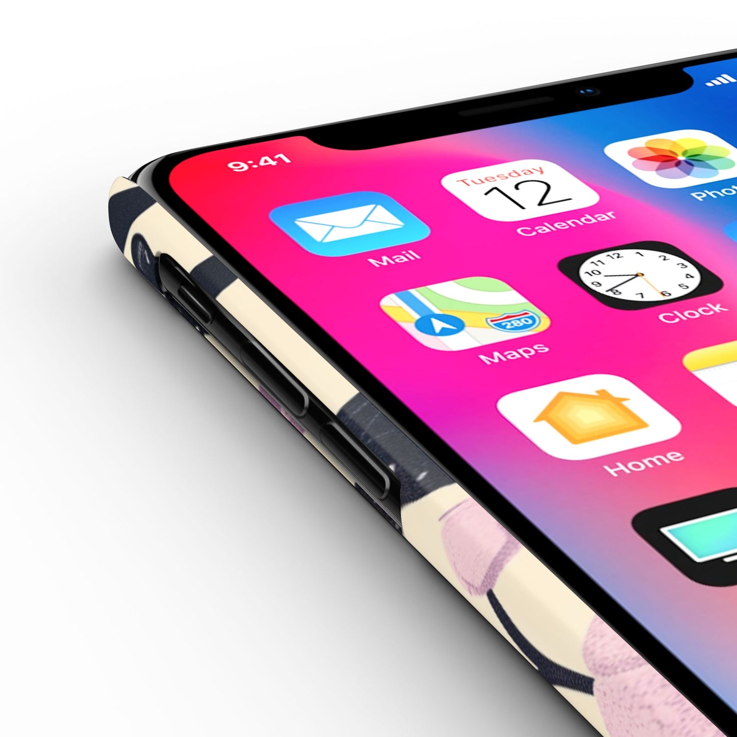 Butterfly Floral Slim Phone Cases, Elegant Butterfly Design, Nature Lover Gift, Phone Accessory, Stylish Cases for Women