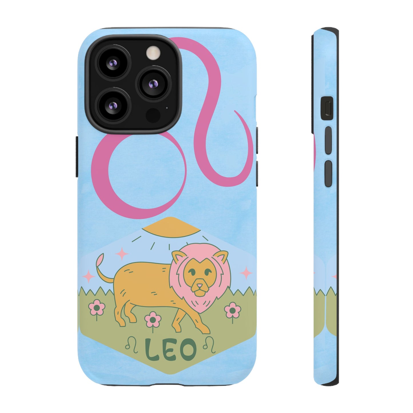 Leo Zodiac Phone Case, Astrology Gift for Her, Celestial Star Sign Cover, Birthday Gift, Compatible with iPhone, Galaxy, Google Phones