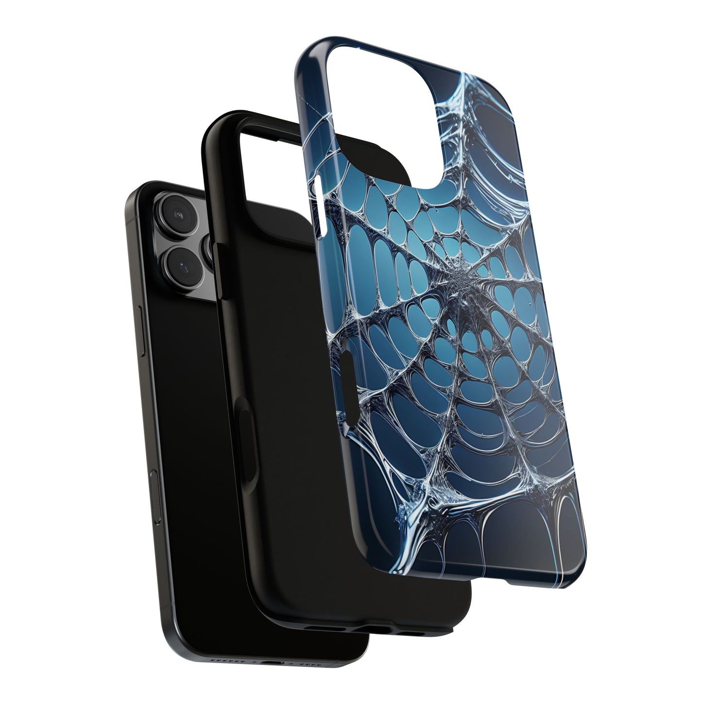 Spider Web Phone Case Gothic Fantasy Design,Edgy Web Mythical Spider Art for iPhone, Samsung and Pixel Users Creepy Cute Aesthetic Goth Gift