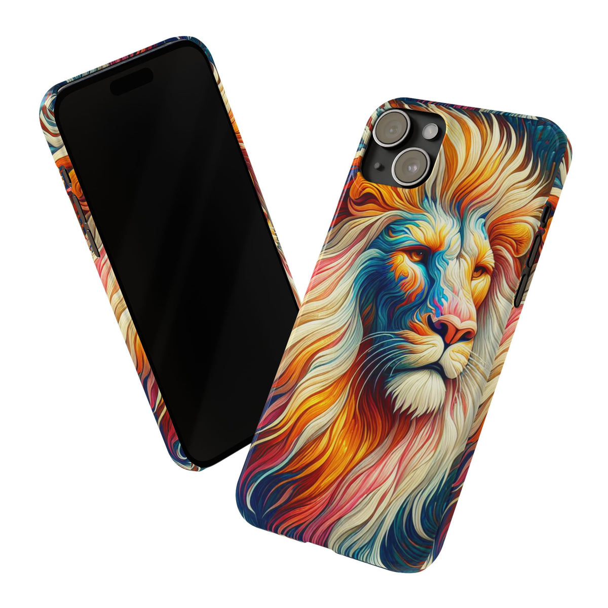 Leo Zodiac Slim Phone Case, Astrology Gift for Her, Celestial Star Sign Cover, Compatible with iPhone 17 16 15 14 13 12 11