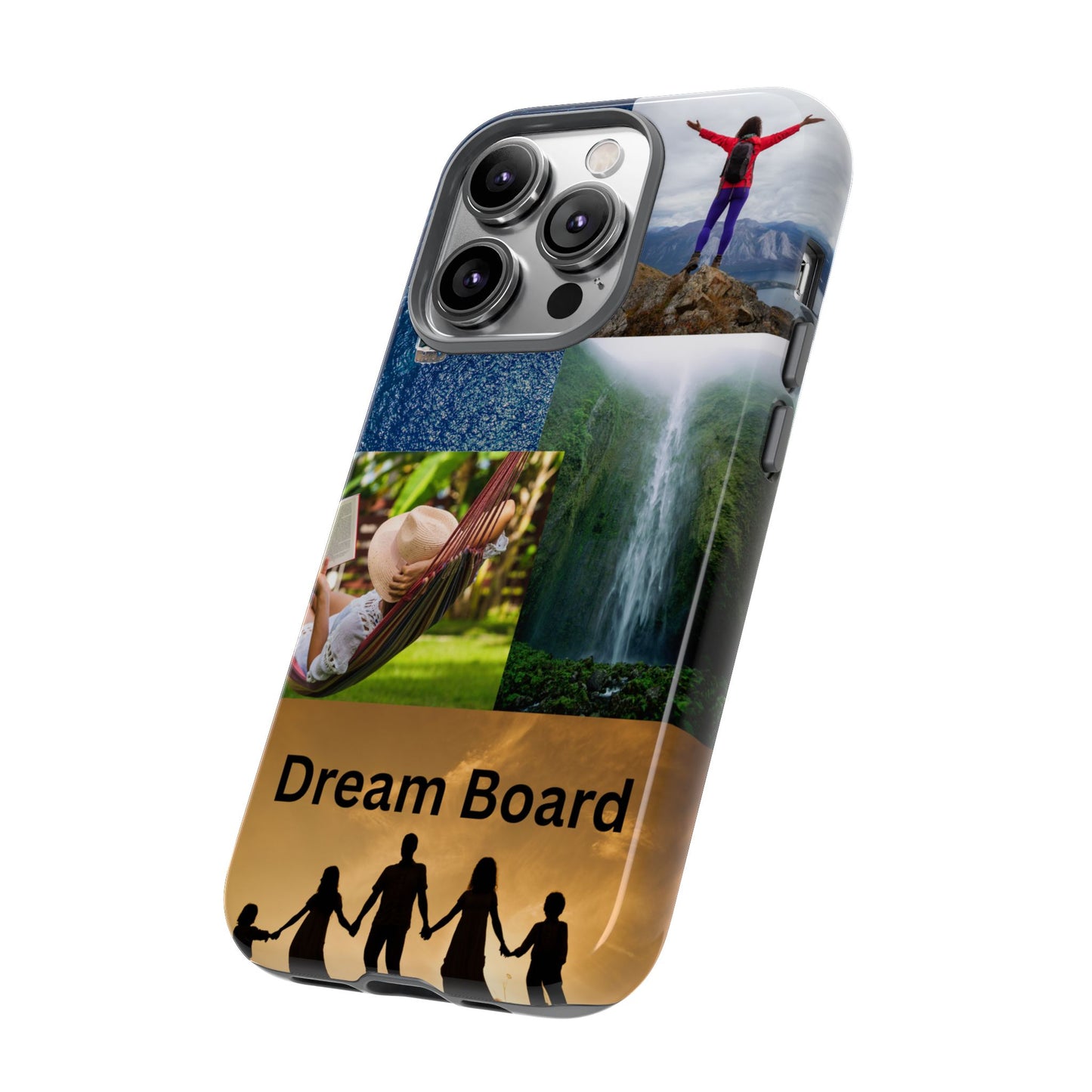 Dream Board Phone Case | Tough Cases for Adventure Seekers, Inspirational Phone Accessories, Custom Phone Covers, Unique Gift Ideas, [...]