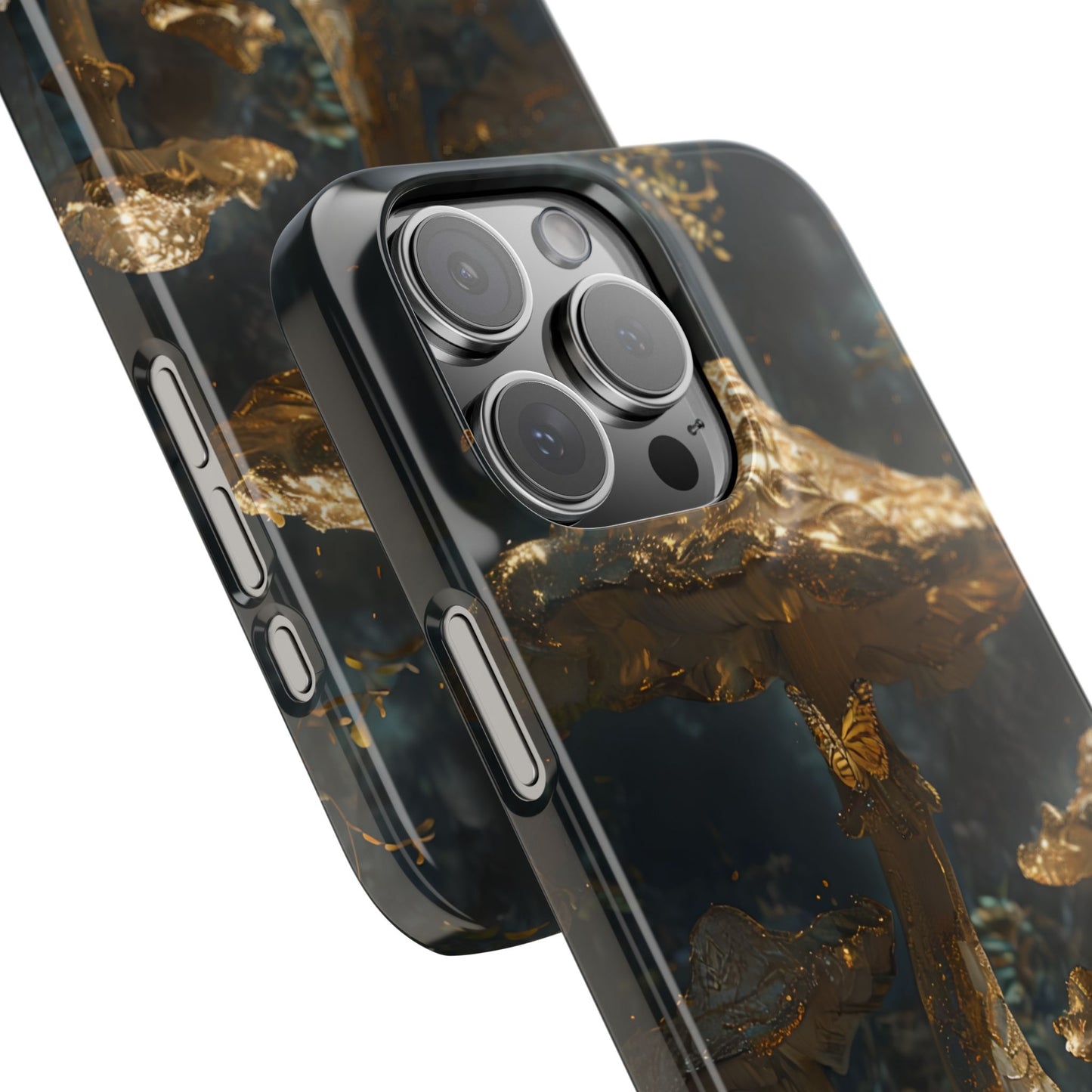 Enchanted Forest Slim Phone Cases, Fantasy Phone Cover, Mushroom Design, Nature Lover Gift, Boho Chic Cell Phone Case