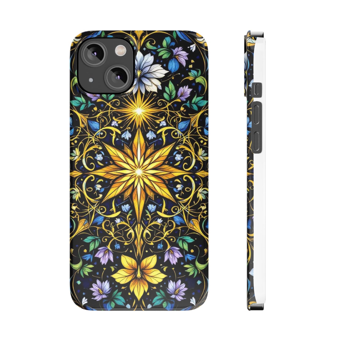 Elegant Floral Phone Case - Slim Phone Cases, Artistic Cases for Nature Lovers, Gift for Birthdays, Holidays, Spring Decor