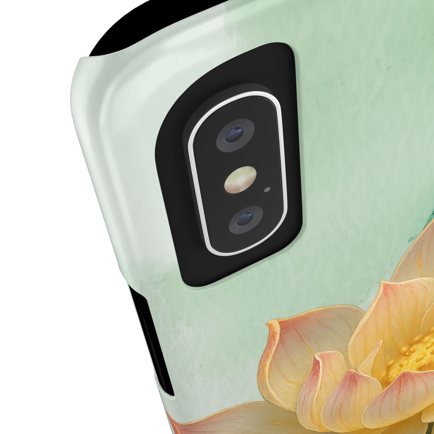 Lotus Blossom Slim Phone Cases, Floral Phone Covers, Nature-Inspired Accessories, Perfect Gift for Garden Lovers, Birthday Present
