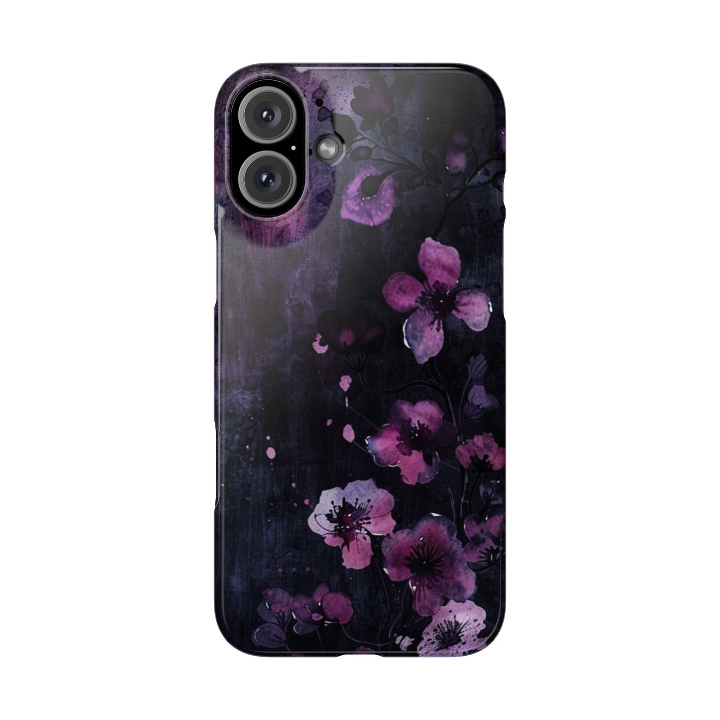 Elegant Floral Slim Phone Case - Perfect Gift for Her, Stylish iPhone Cover, Birthday Surprise, Spring Accessory, Cute Phone Protector