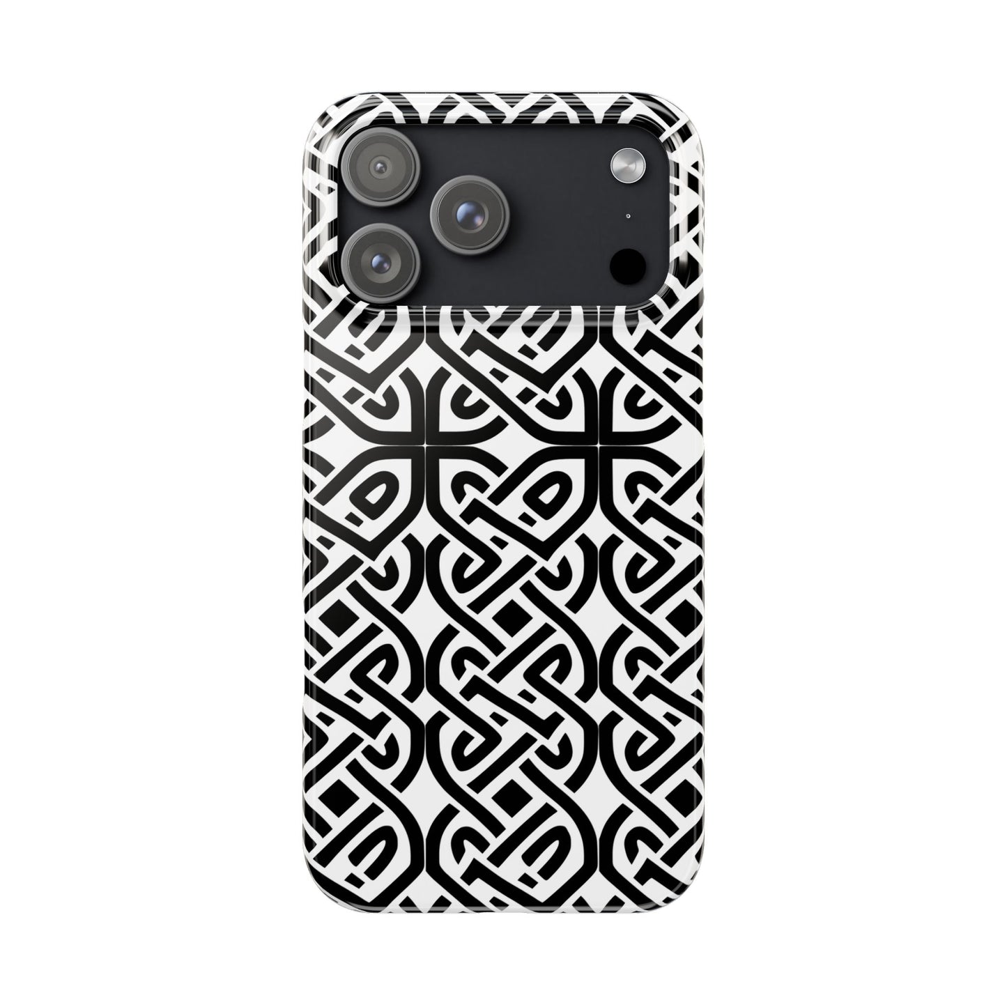 Celtic Knot Slim Phone Case, St. Patrick Design Phone Cover, Compatible with iPhone 17, 16, 15, 14, 13, 12, 11