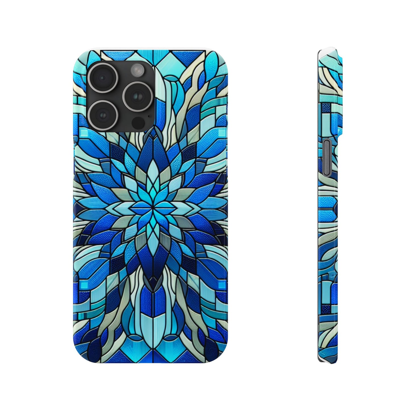 Vibrant Stained Glass Phone Cases - Artistic Cell Phone Cover, Unique Gift for Her, Phone Accessories, Holiday Present, Modern Decor