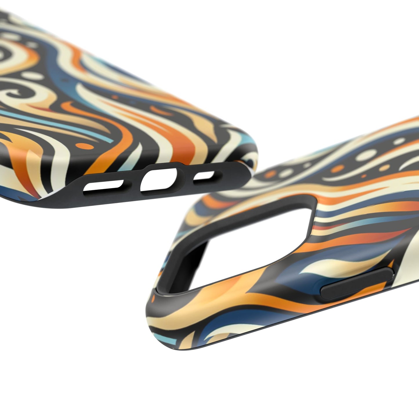 Magnetic Phone Case with Vibrant Abstract Design, Protective Cases for Adults, Trendy Tech Accessories, Gift for Her, Fashionable [...]