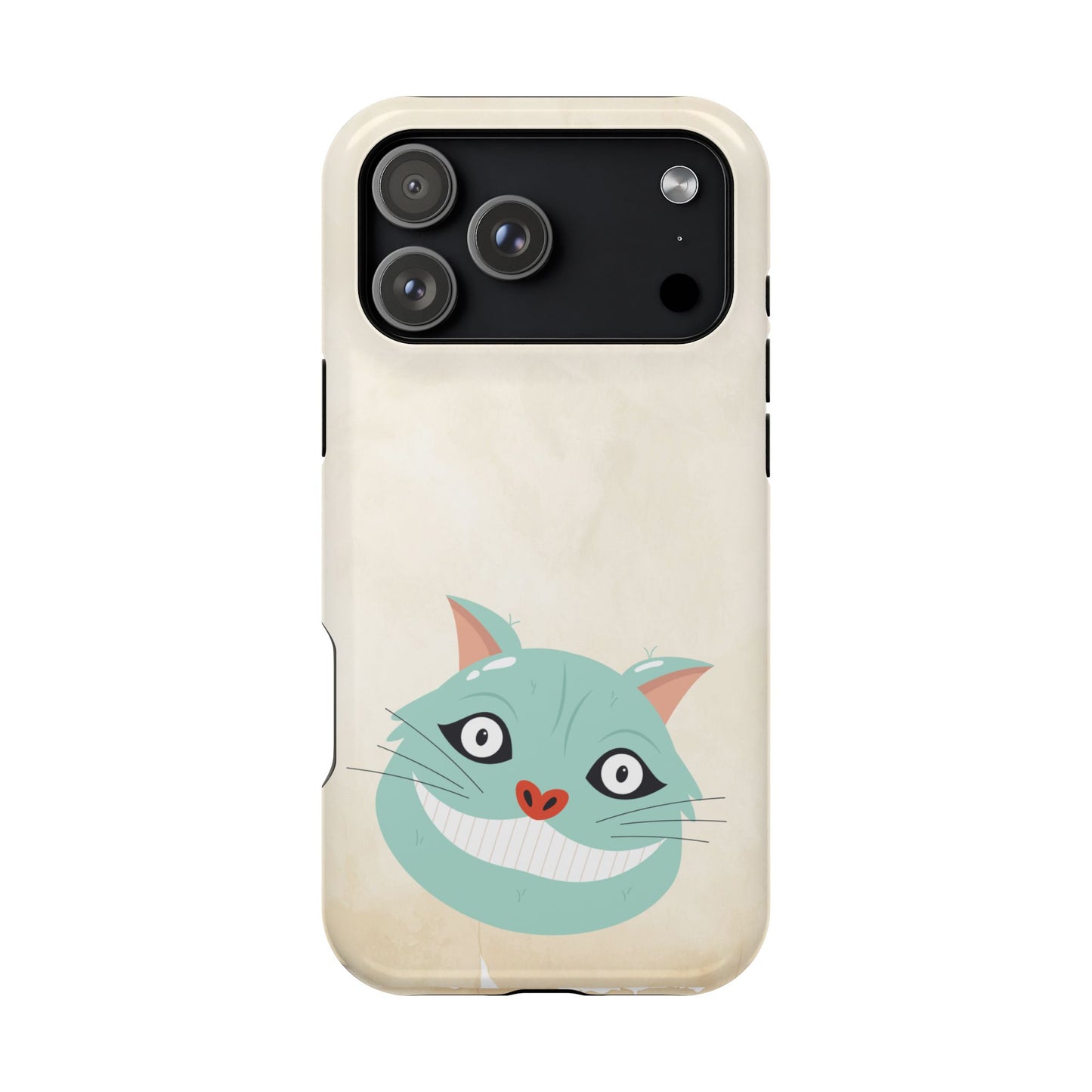 Alice in Wonderland Magnetic Phone Case, Cheshire Cat Phone Cover, Compatible with iPhone 17, 16, 15, 14, 13
