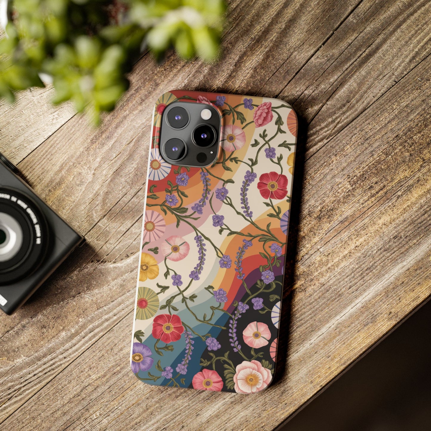 Floral Blossom Phone Case - Slim Case for Flower Lovers, Smartphone Cover, Gift for Her, Trendy Floral Design, Boho Chic Accessory