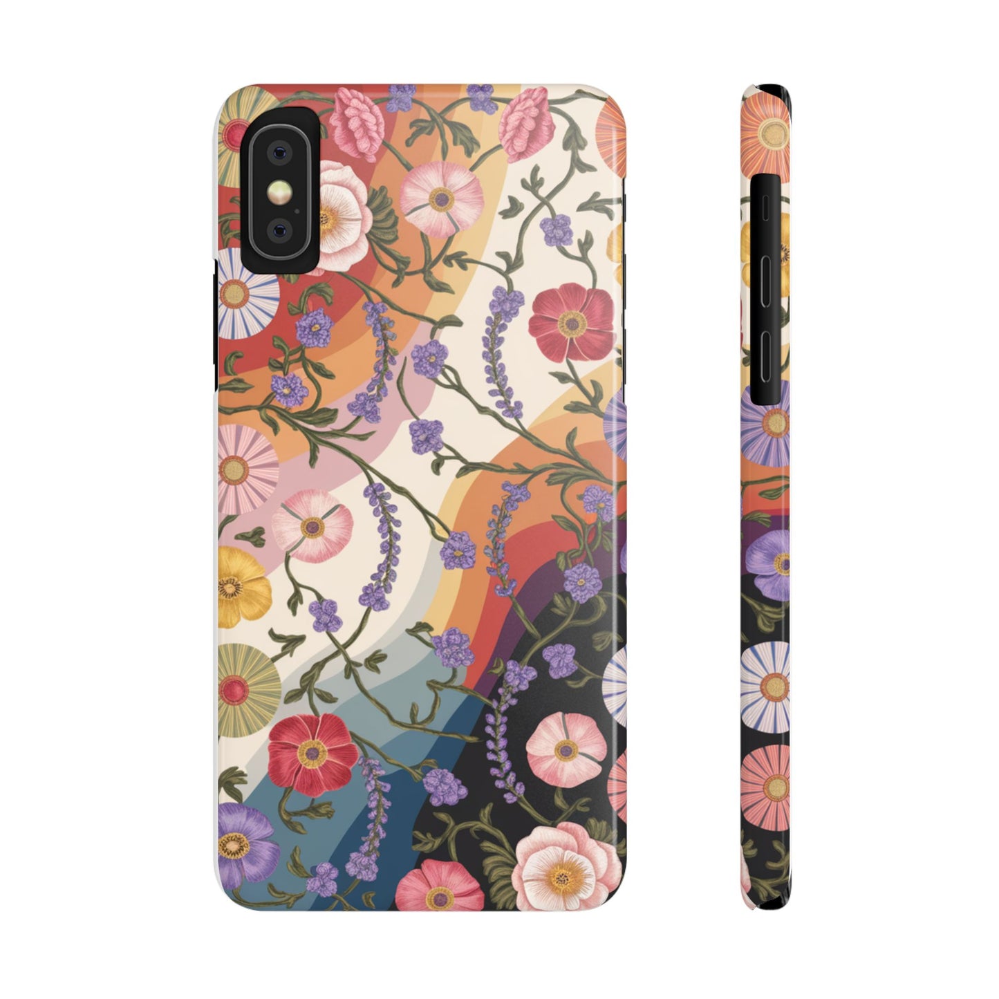 Floral Blossom Phone Case - Slim Case for Flower Lovers, Smartphone Cover, Gift for Her, Trendy Floral Design, Boho Chic Accessory