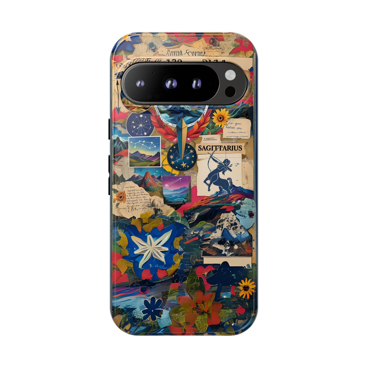 Sagittarius Zodiac Phone Case, Astrology Gift for Her, Celestial Star Sign Cover, Birthday Gift, Compatible with iPhone, Galaxy, Pixel