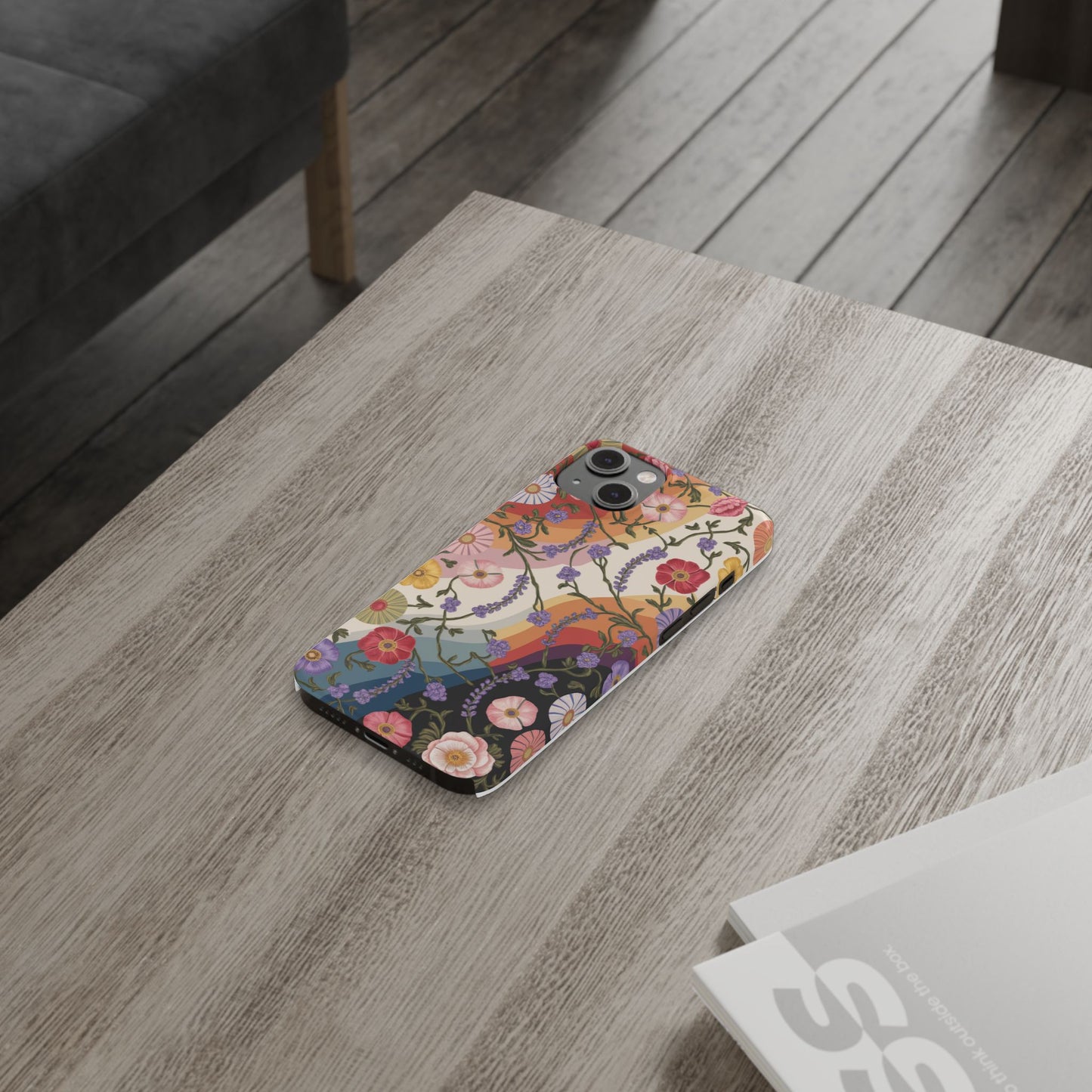 Floral Blossom Phone Case - Slim Case for Flower Lovers, Smartphone Cover, Gift for Her, Trendy Floral Design, Boho Chic Accessory