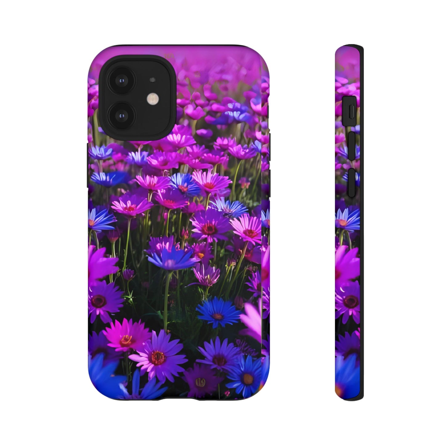 Wildflower Meadow Phone Case, Colorful Floral Garden Aesthetic, Vibrant Tough Phone Case, Compatible with iPhone, Galaxy, Google