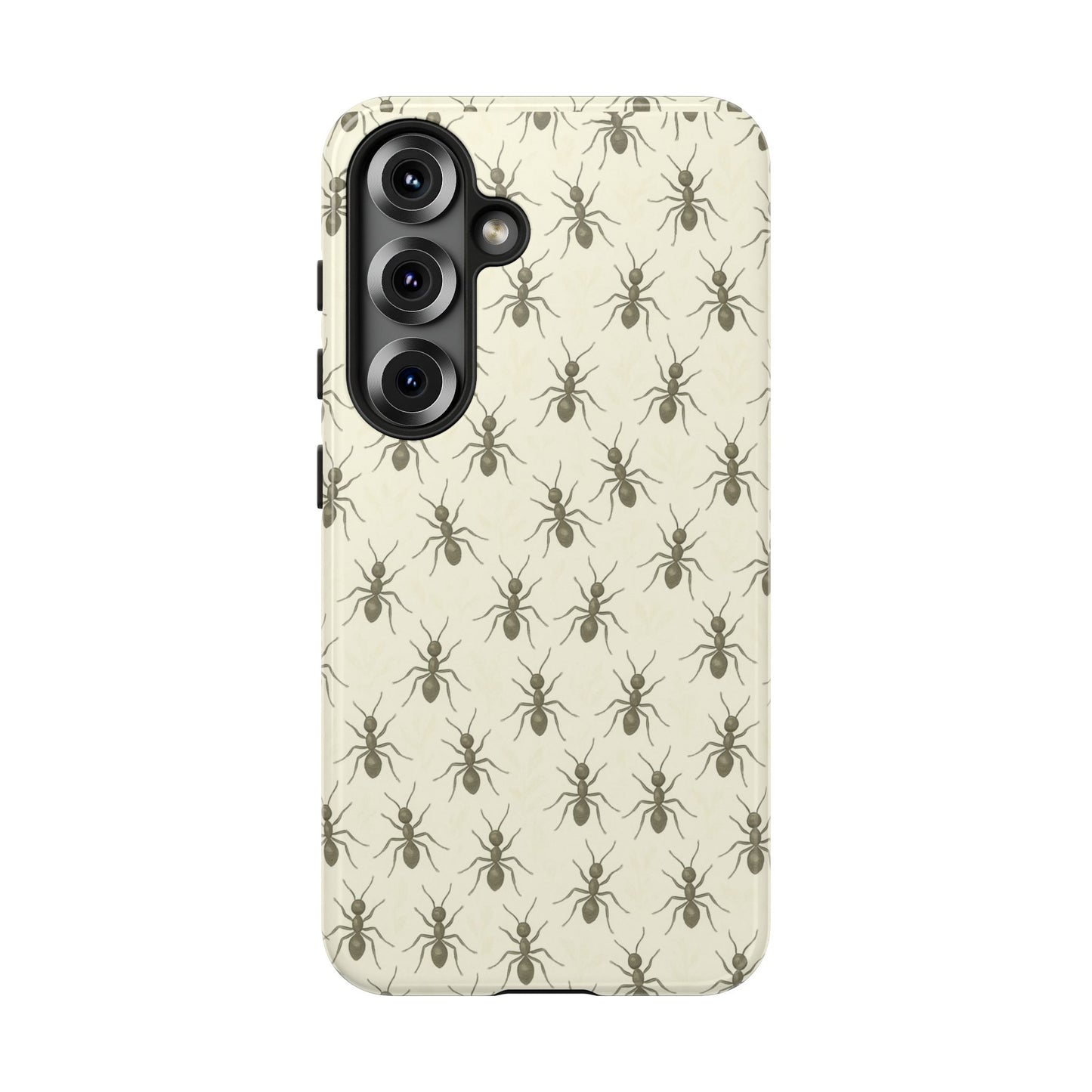 Marching Ant Pattern Tough Phone Case - Realistic Insect Art, Minimalist Nature Aesthetic, Compatible with iPhone, Galaxy, and Google Phones