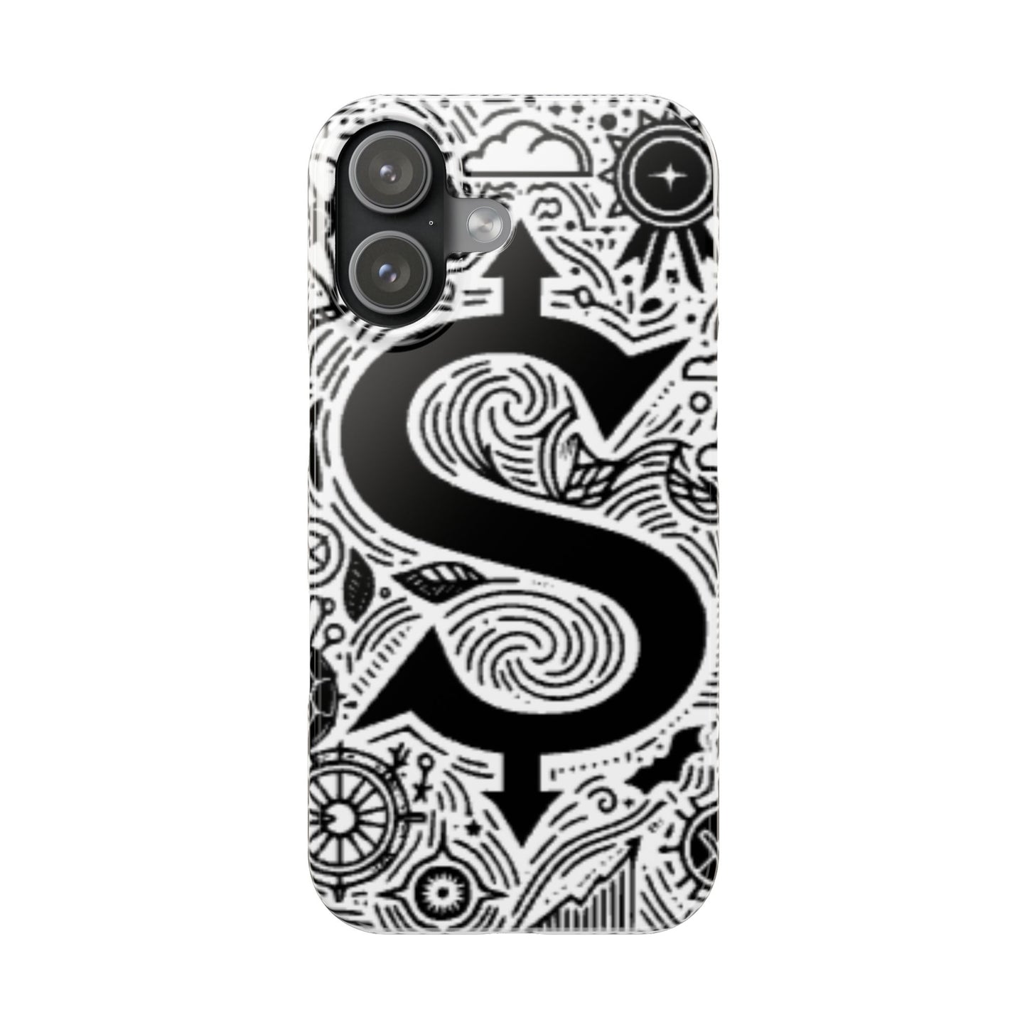Sagittarius Zodiac Slim Phone Case, Astrology Gift for Her, Celestial Star Sign Cover, Compatible with iPhone 17, 16, 15, 14, 13