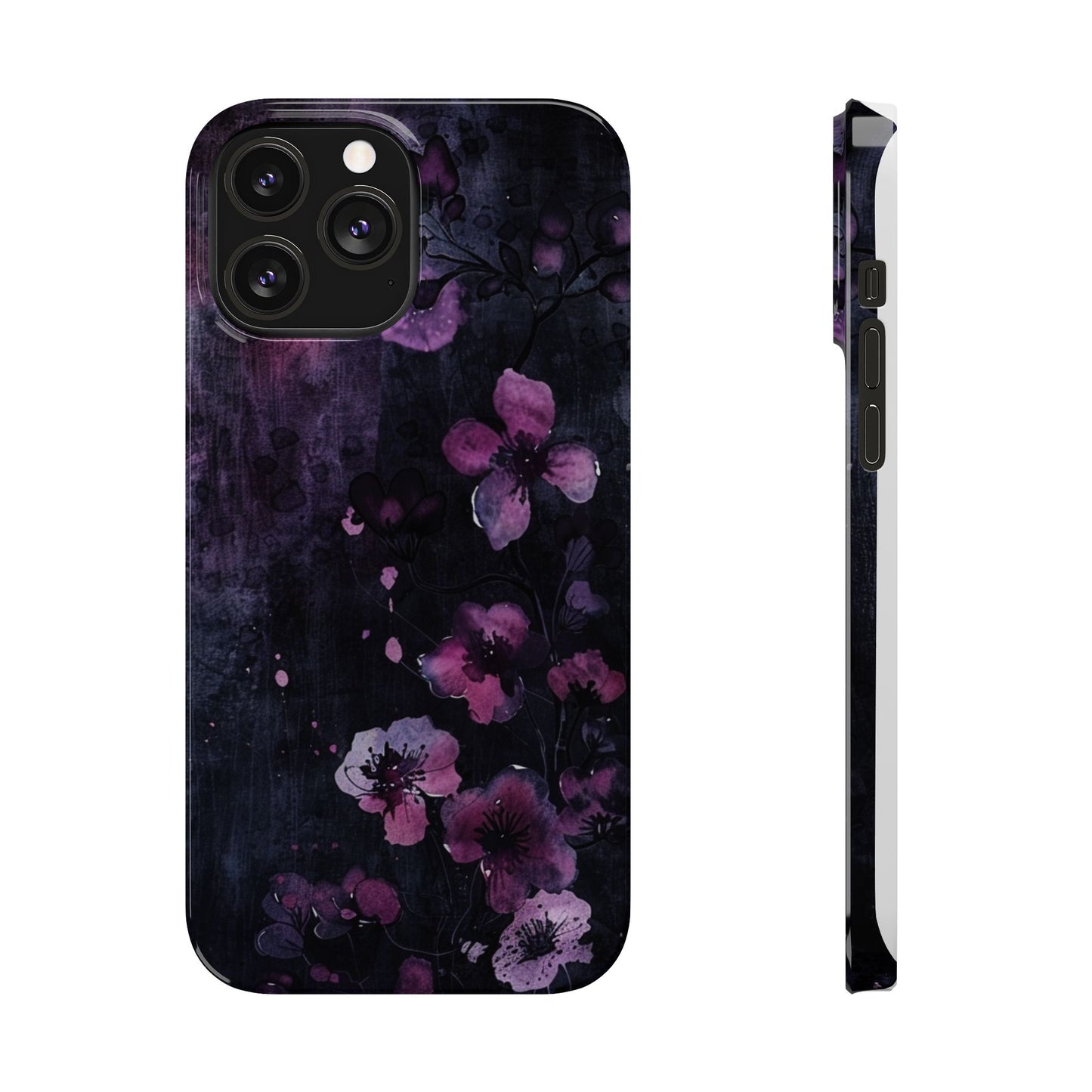 Elegant Floral Slim Phone Case - Perfect Gift for Her, Stylish iPhone Cover, Birthday Surprise, Spring Accessory, Cute Phone Protector