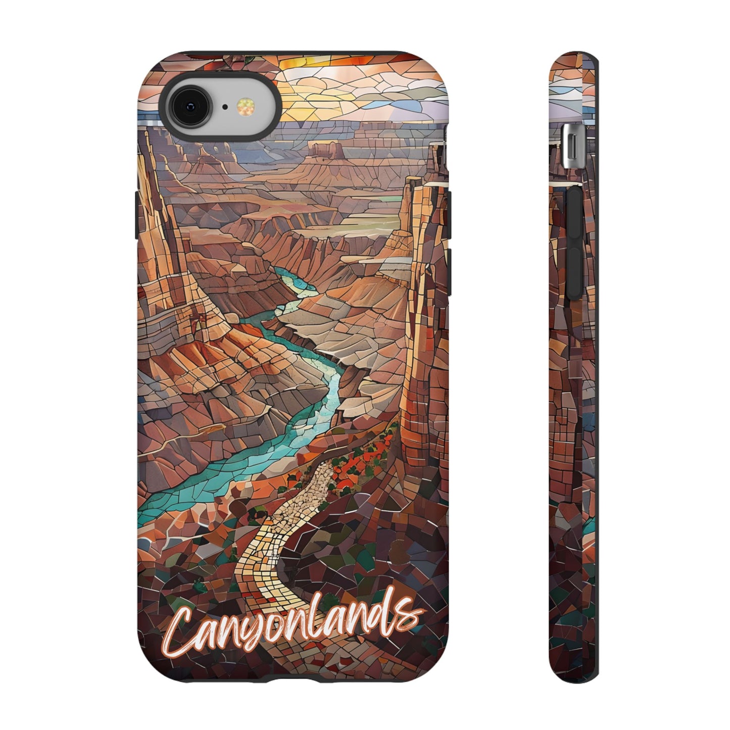 Canyonlands Mosaic Tough Phone Case - Red Rock Desert Vibes, National Park Aesthetic, Compatible with iPhone, Galaxy, and Google Phones