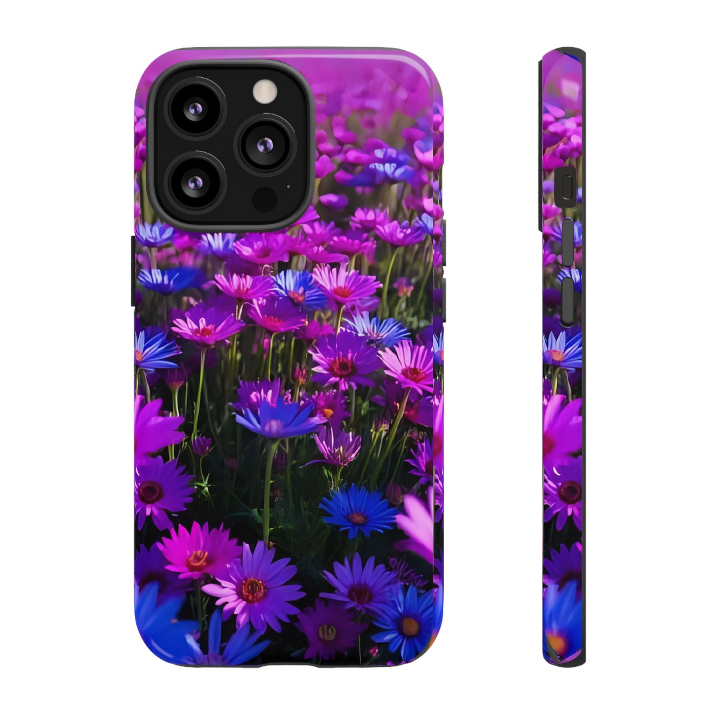 Wildflower Meadow Phone Case, Colorful Floral Garden Aesthetic, Vibrant Tough Phone Case, Compatible with iPhone, Galaxy, Google