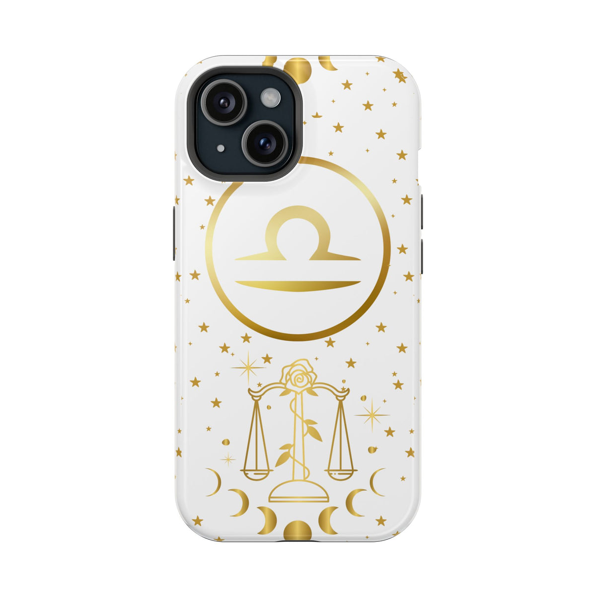 Libra Zodiac Magnetic Phone Case Astrology Gift for Her, Celestial Star Sign Cover, Birthday Gift, Compatible with iPhone 17, 16, 15, 14, 13
