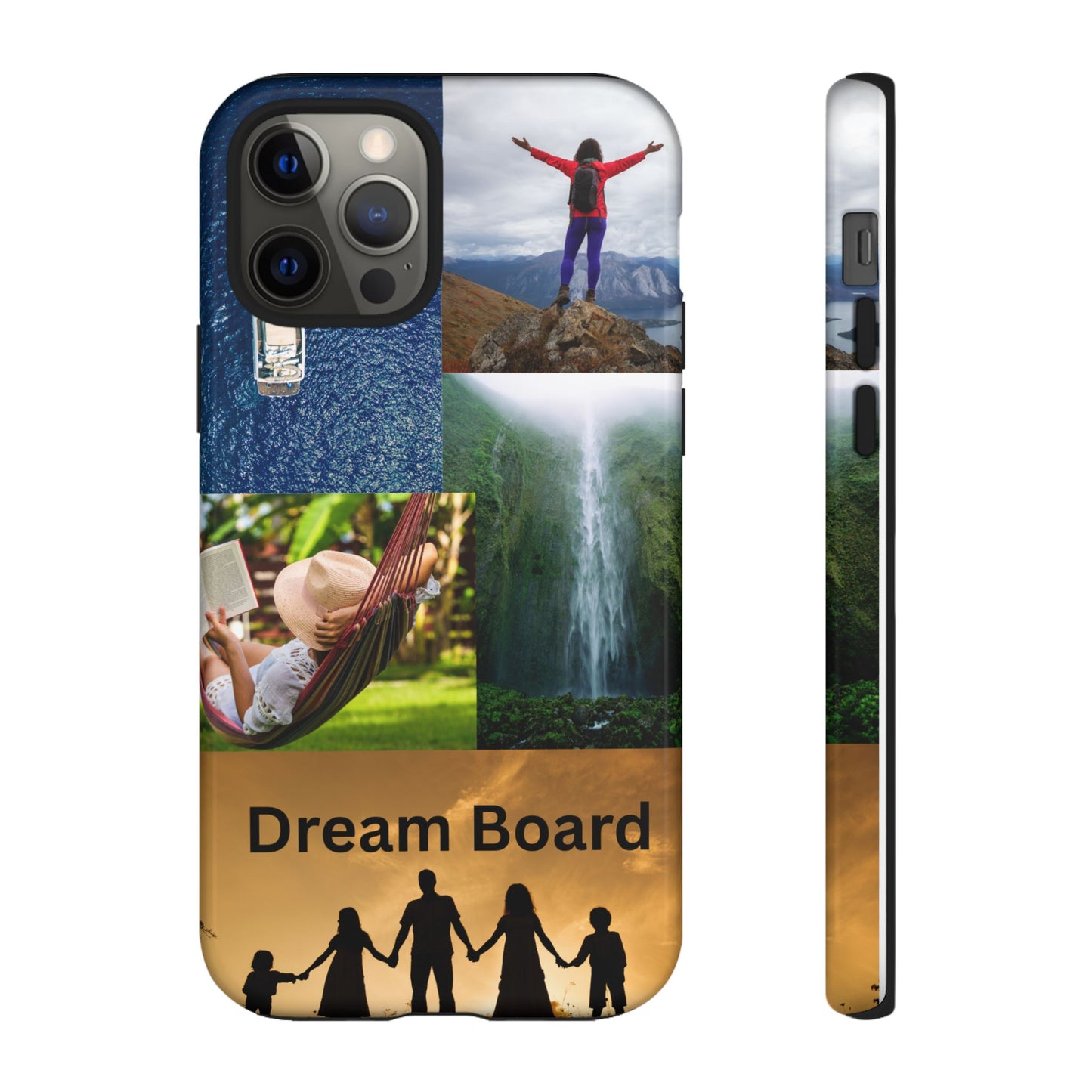 Dream Board Phone Case | Tough Cases for Adventure Seekers, Inspirational Phone Accessories, Custom Phone Covers, Unique Gift Ideas, [...]