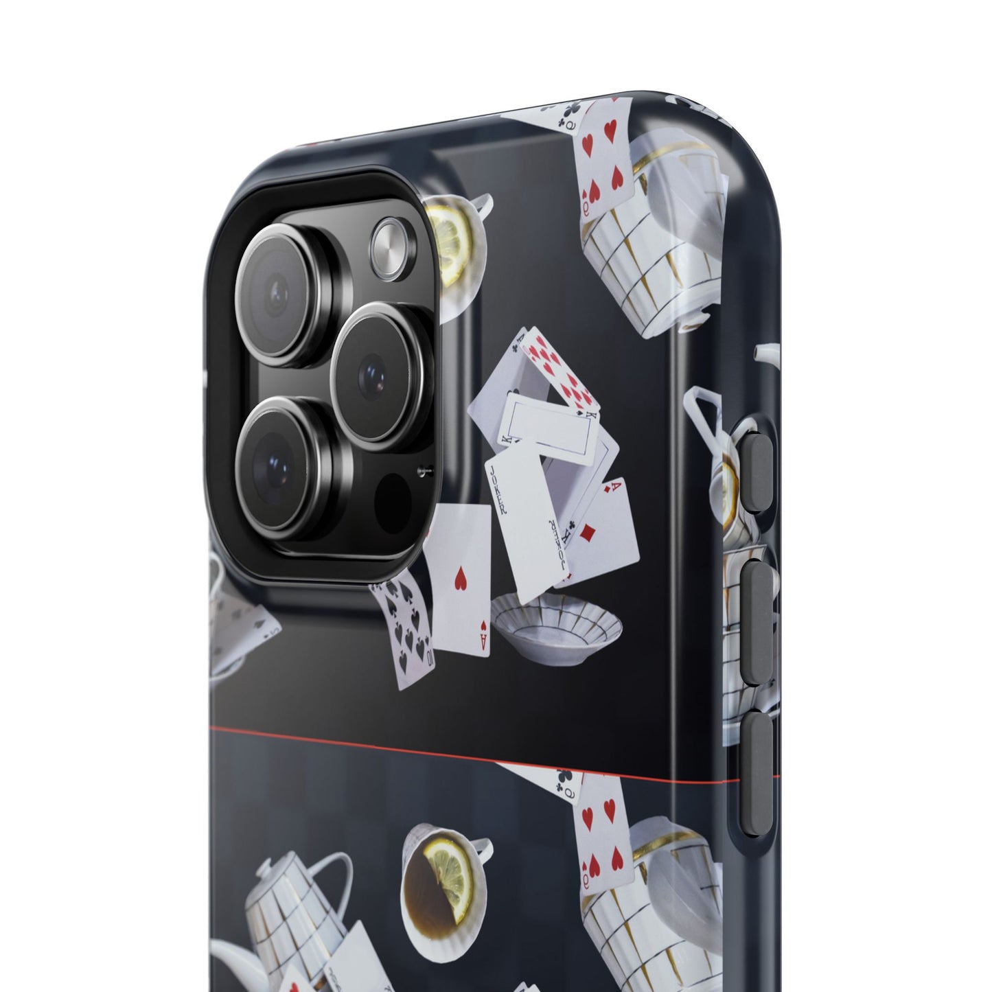 Alice in Wonderland Magnetic Phone Case, Mad Hatter Tea Party Phone Cover, Compatible with iPhone 17, 16, 15, 14, 13