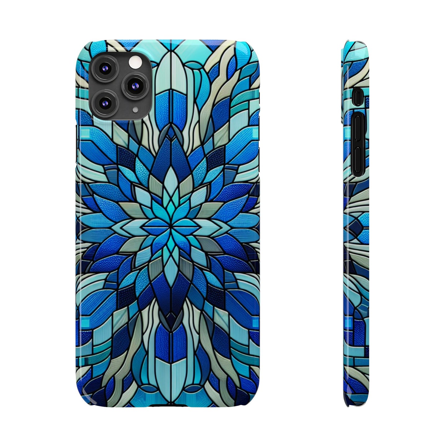 Vibrant Stained Glass Phone Cases - Artistic Cell Phone Cover, Unique Gift for Her, Phone Accessories, Holiday Present, Modern Decor