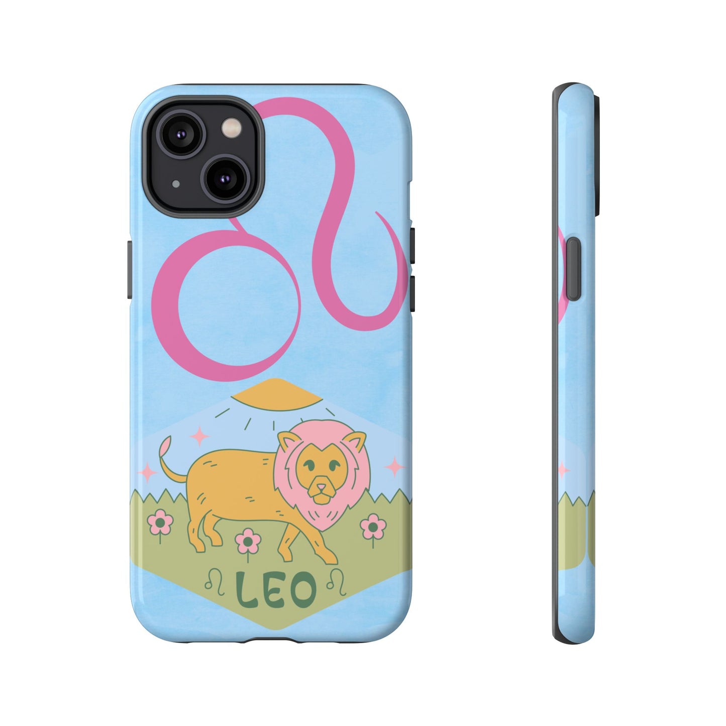 Leo Zodiac Phone Case, Astrology Gift for Her, Celestial Star Sign Cover, Birthday Gift, Compatible with iPhone, Galaxy, Google Phones