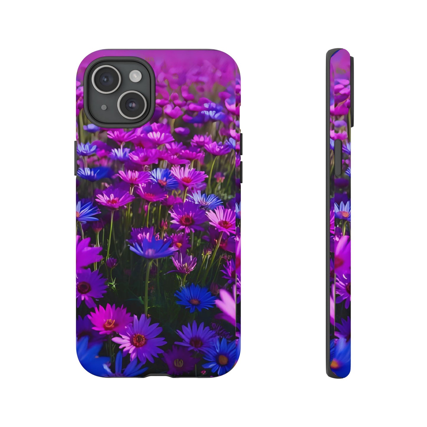 Wildflower Meadow Phone Case, Colorful Floral Garden Aesthetic, Vibrant Tough Phone Case, Compatible with iPhone, Galaxy, Google