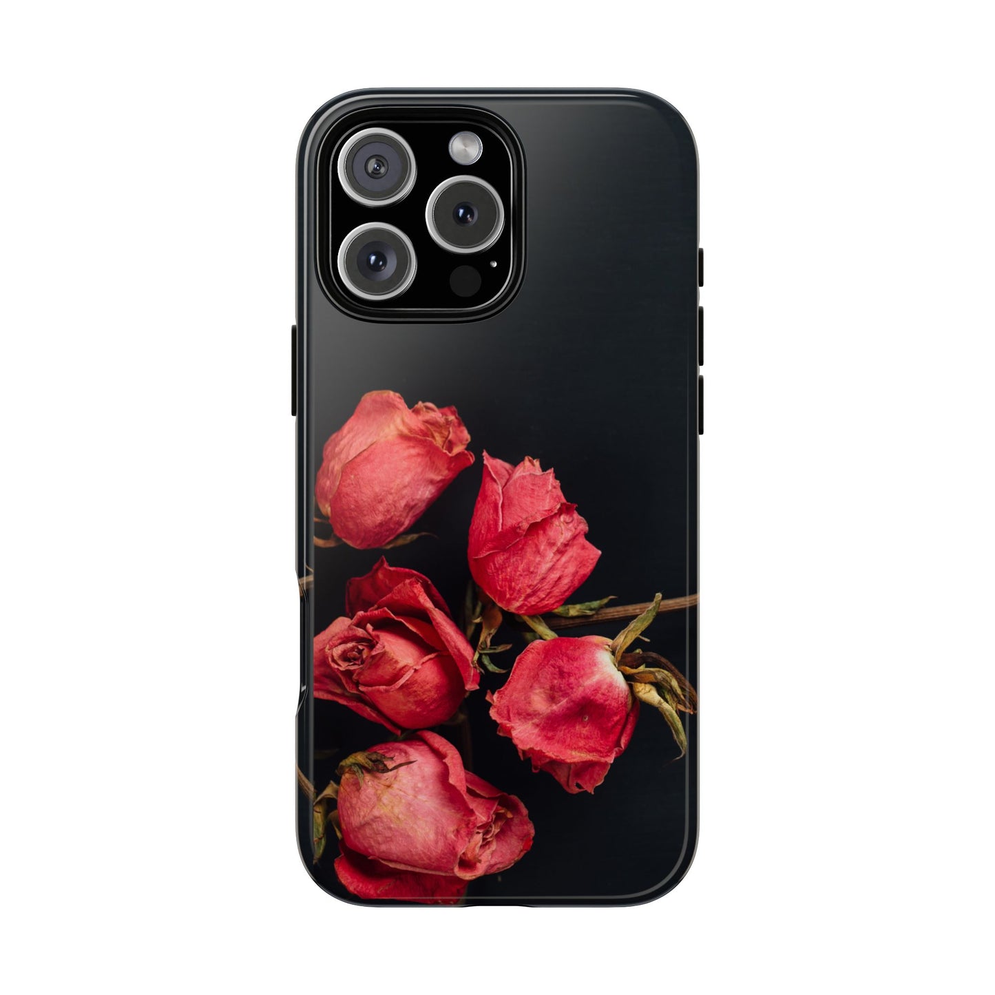 Dead Rose Phone Case - Gothic Floral Aesthetic Cover - Goth Halloween Gift - Compatible with iPhone, Galaxy, Google