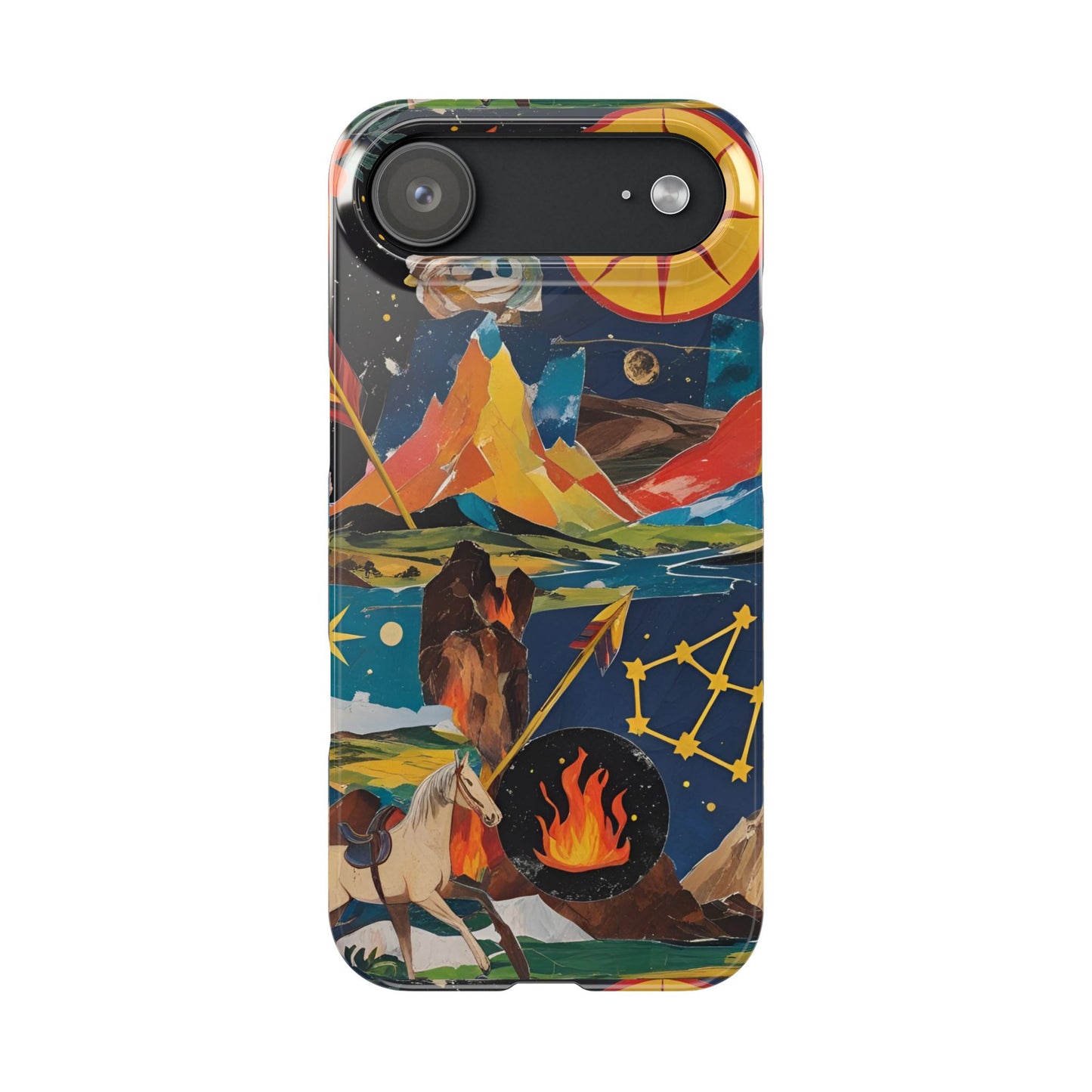 Sagittarius Zodiac Slim Phone Case, Astrology Gift for Her, Celestial Star Sign Cover, Birthday Gift, Compatible with iPhone 17, 16, 15, 14, 13, 12, 11