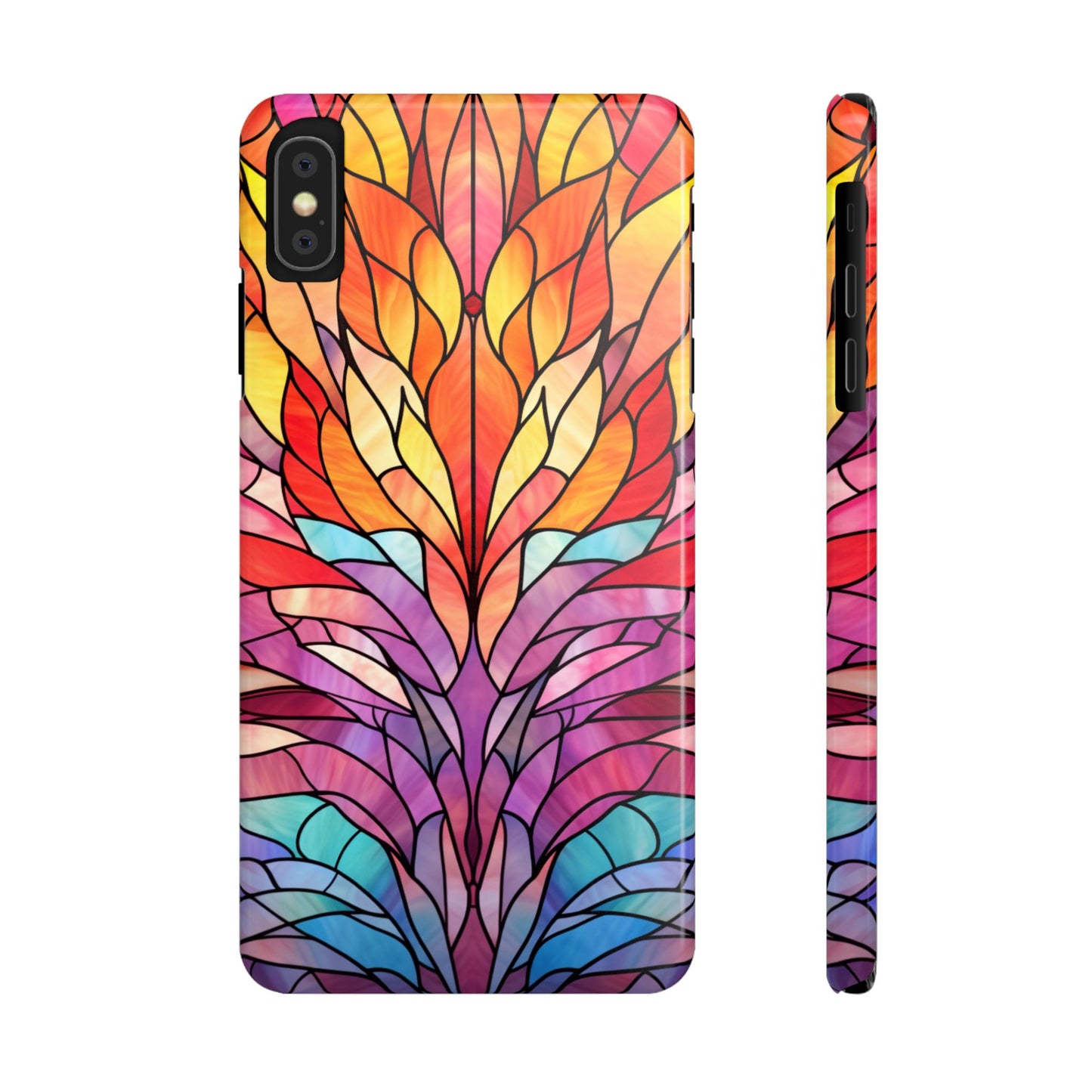 Vibrant Floral Slim Phone Cases, Colorful Smartphone Cover, Artistic Phone Skin, Unique Gift for Her, Nature-Inspired Accessory