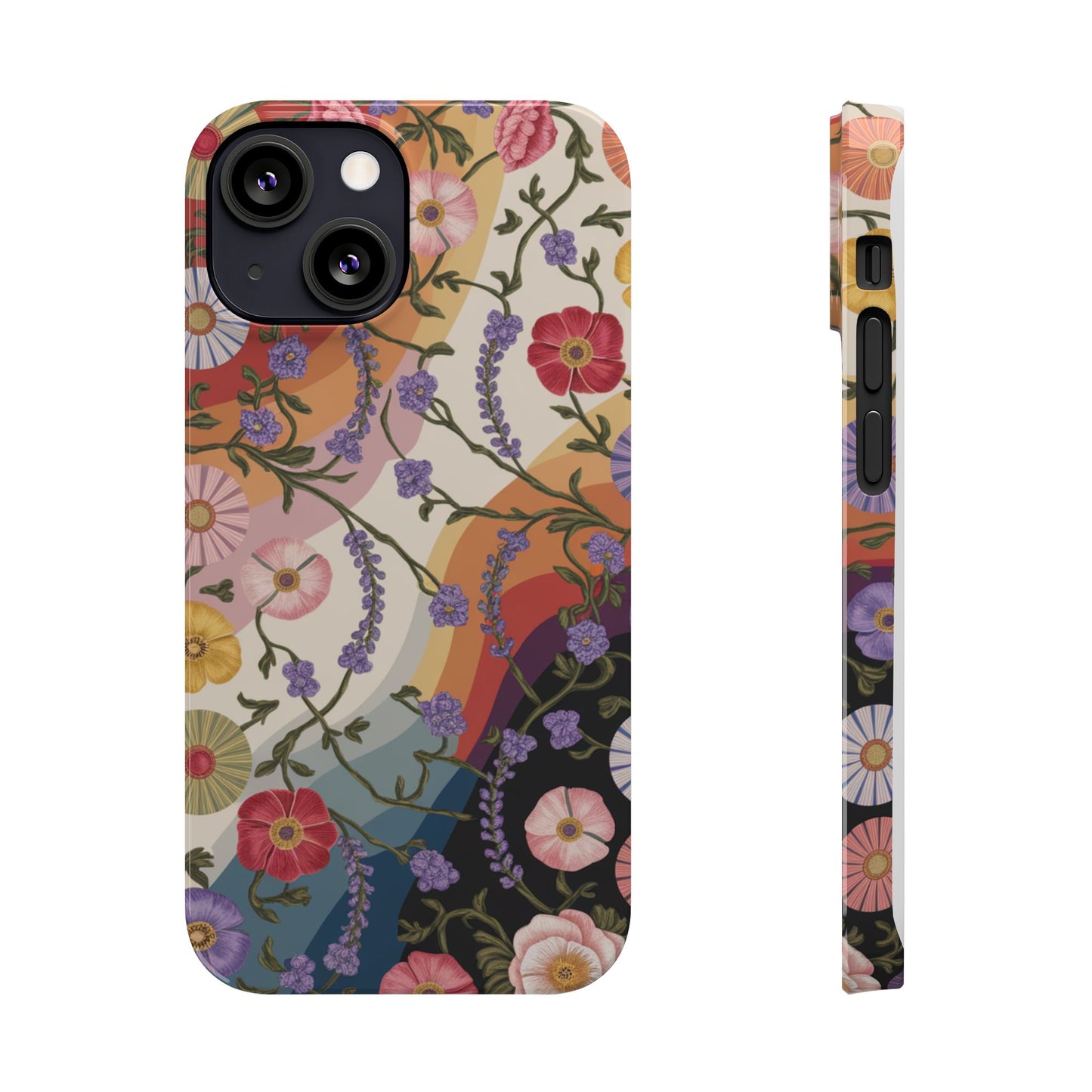 Floral Blossom Phone Case - Slim Case for Flower Lovers, Smartphone Cover, Gift for Her, Trendy Floral Design, Boho Chic Accessory