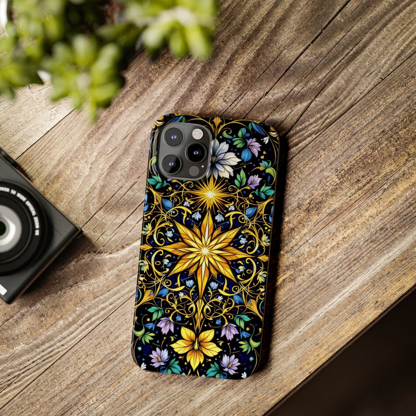 Elegant Floral Phone Case - Slim Phone Cases, Artistic Cases for Nature Lovers, Gift for Birthdays, Holidays, Spring Decor