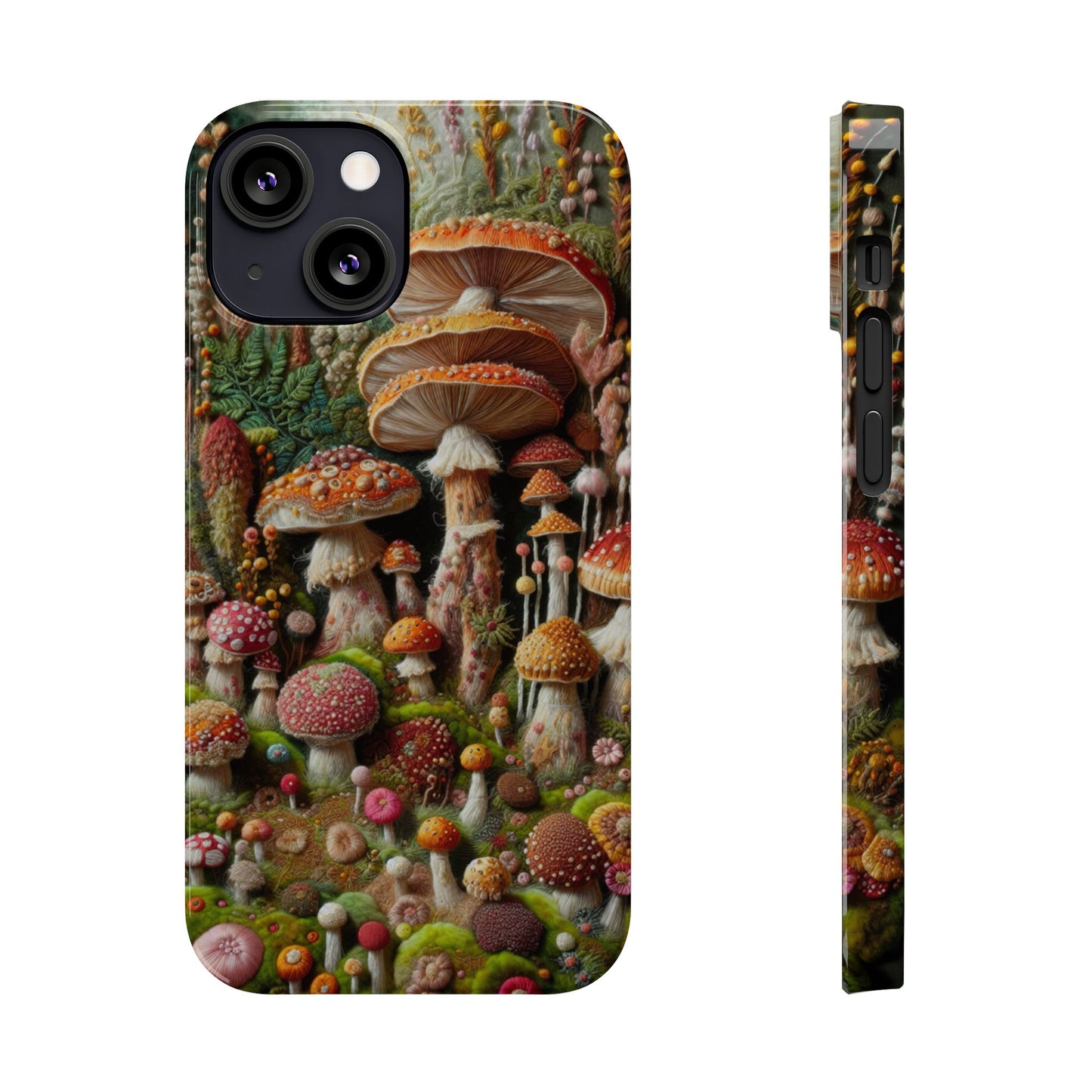 Whimsical Mushroom Slim Phone Cases - Fun, Nature-Inspired, Unique Accessories for Adorable Gift Ideas, Cute Phone Protection, [...]