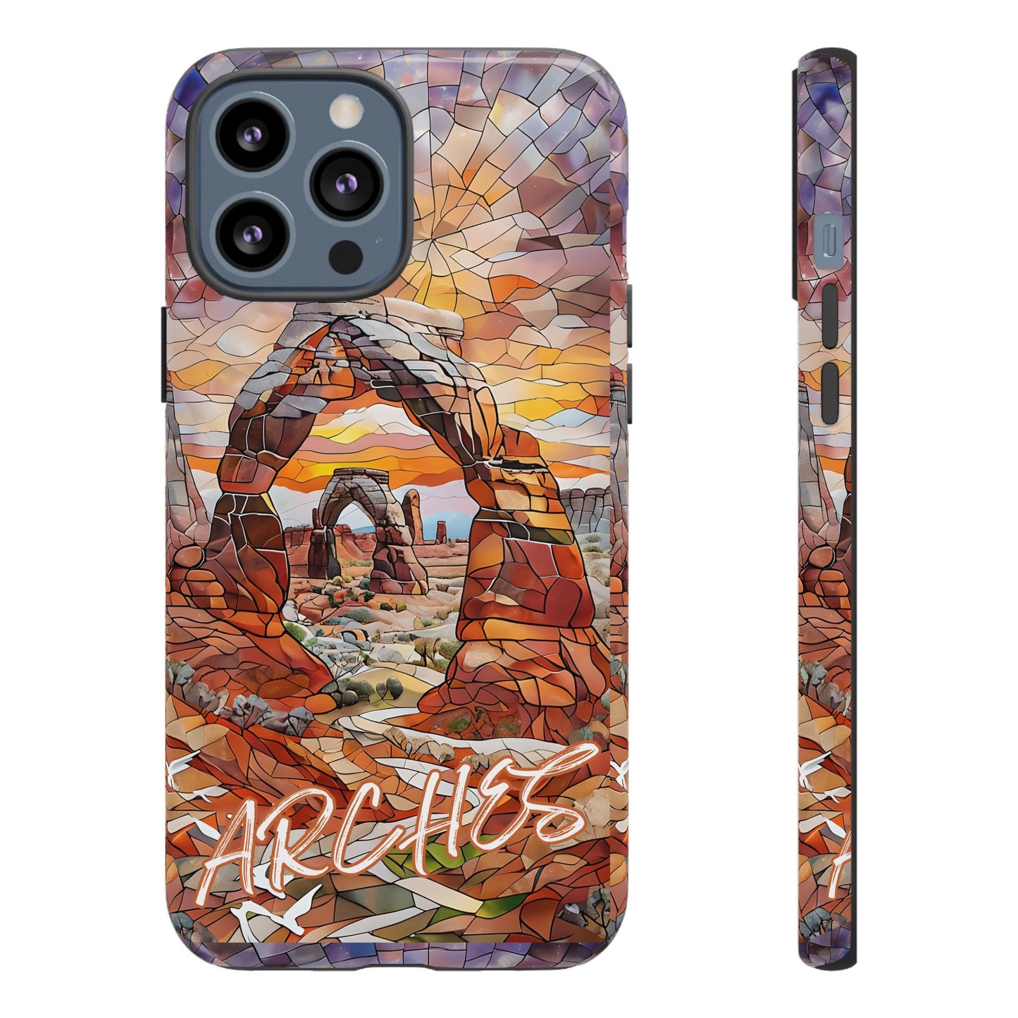 Arches National Park Utah Phone Case, Mosaic Phone Case, Mountain National Park Gift, Scenic CanyonsPhone Cover, Landscape Aesthetic Case